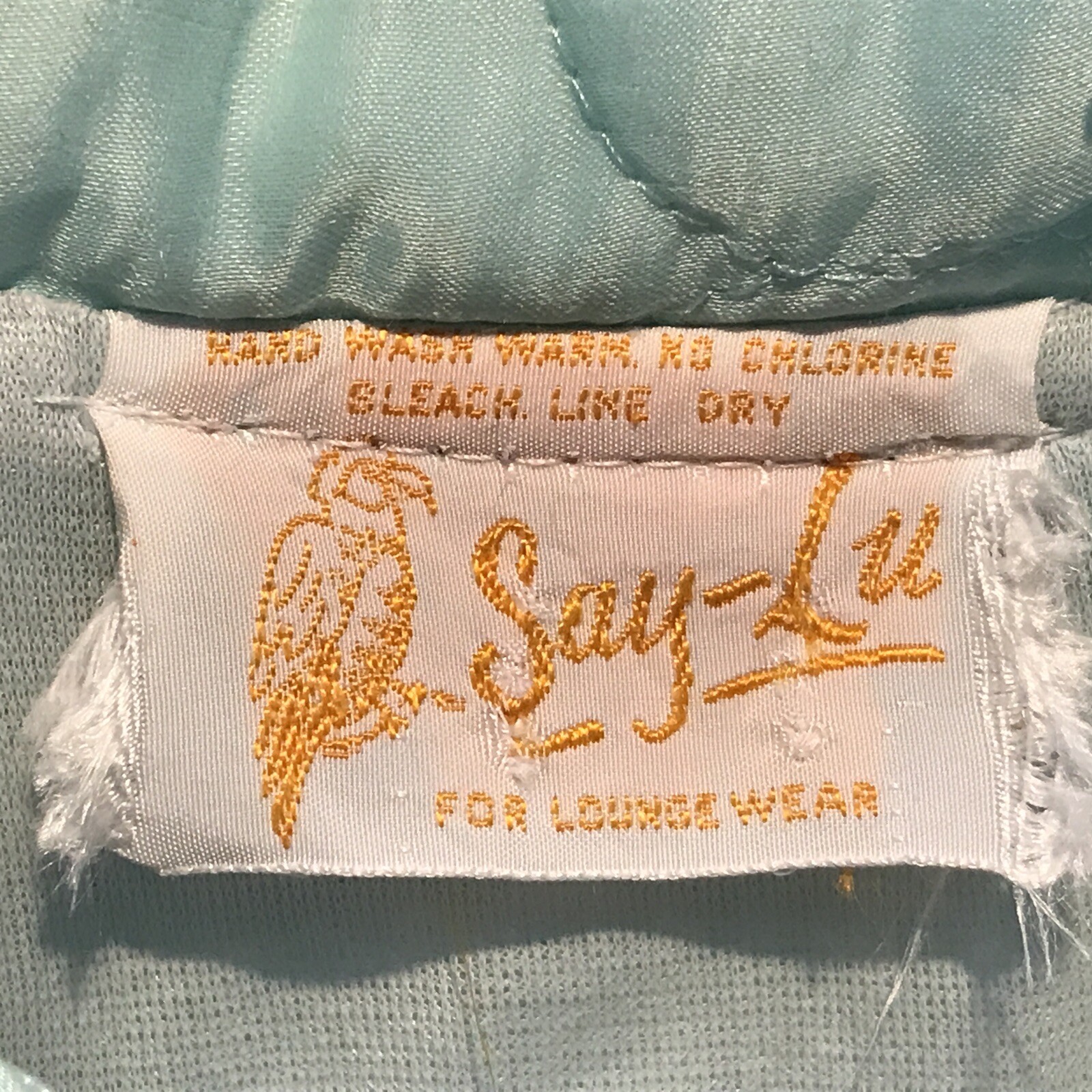 Say-Lu Vintage Quilted Robe M (read description for measurments) vgc maxi