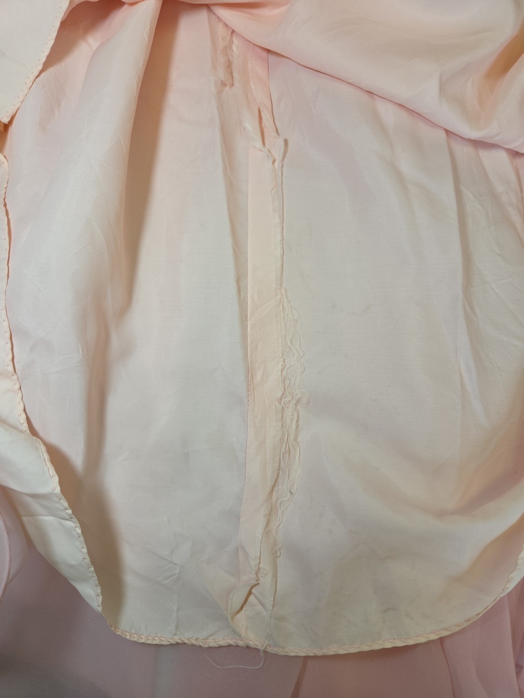 Miss Elliette California 1960s Pink Chiffon Gown Long Dress Vintage Size 16