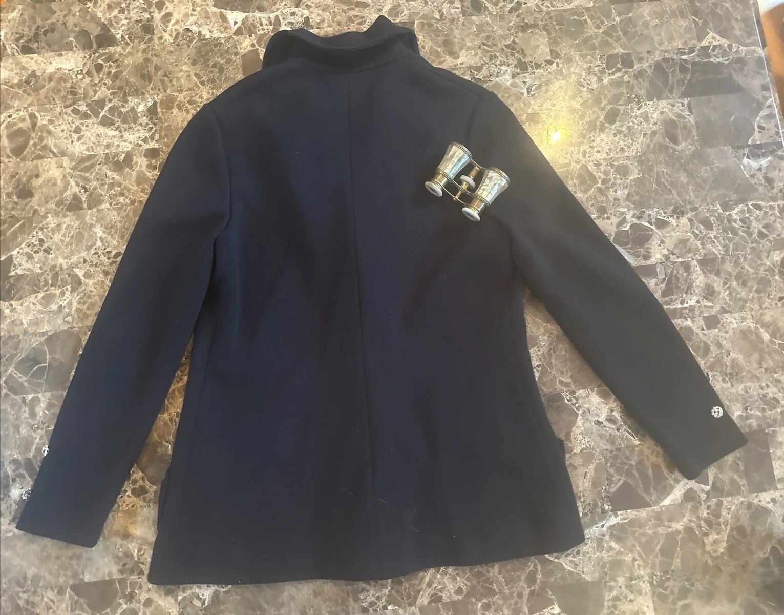 1950s 1960s CLASSY WINTER COAT Collar Vintage Wool Warm Jackie O Mod Prep Sz 10