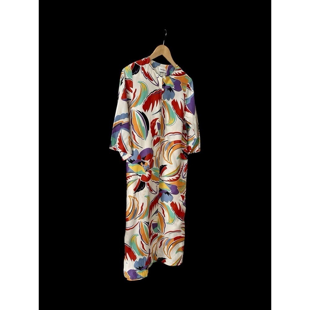 Vintage 80’s Neiman Marcus Tori Richard Dress Sz 8/9 Bohemian Floral Pattern