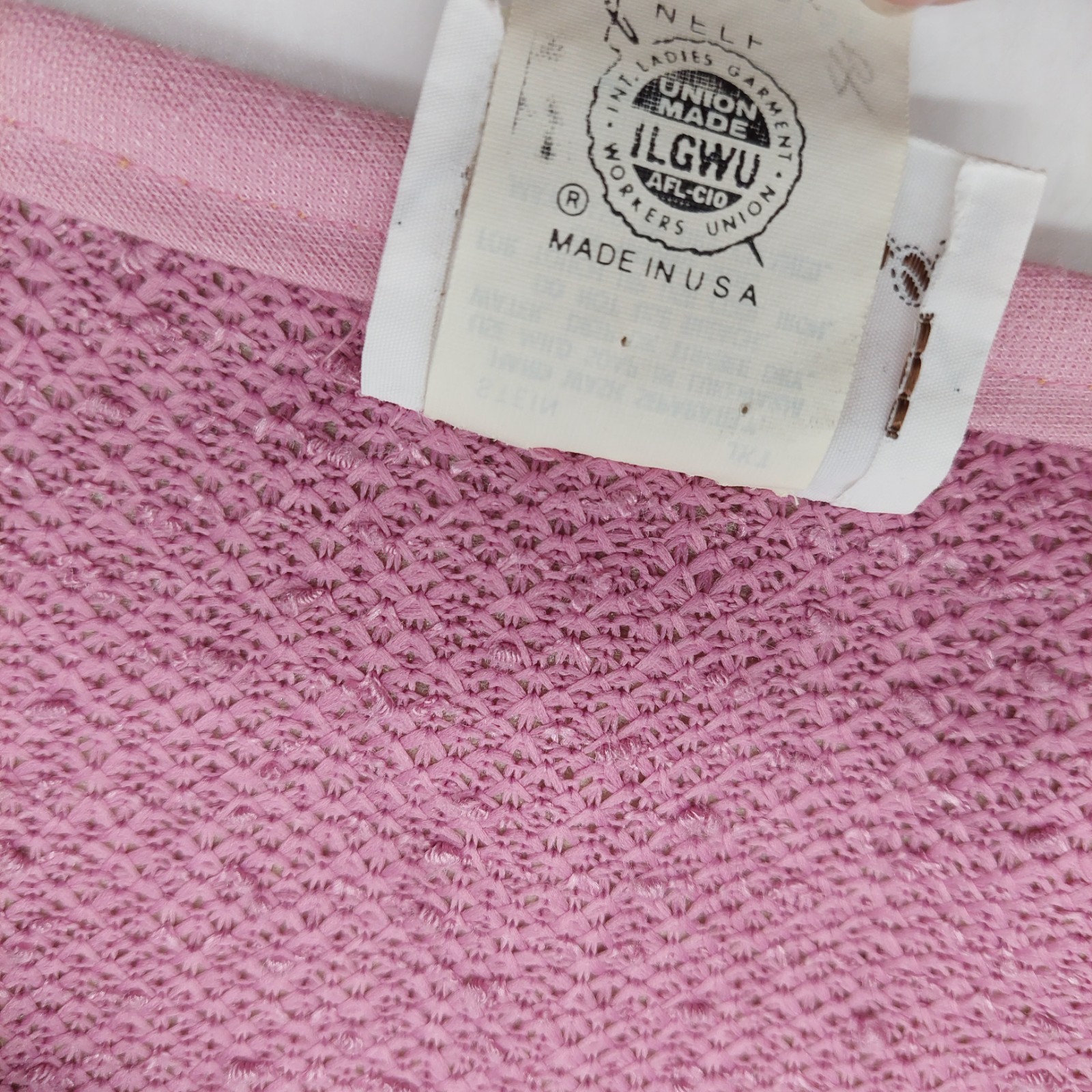 Leslie Pomer Pink Sleeveless Dress With Jacket Size 14 B 1960 Belted READ