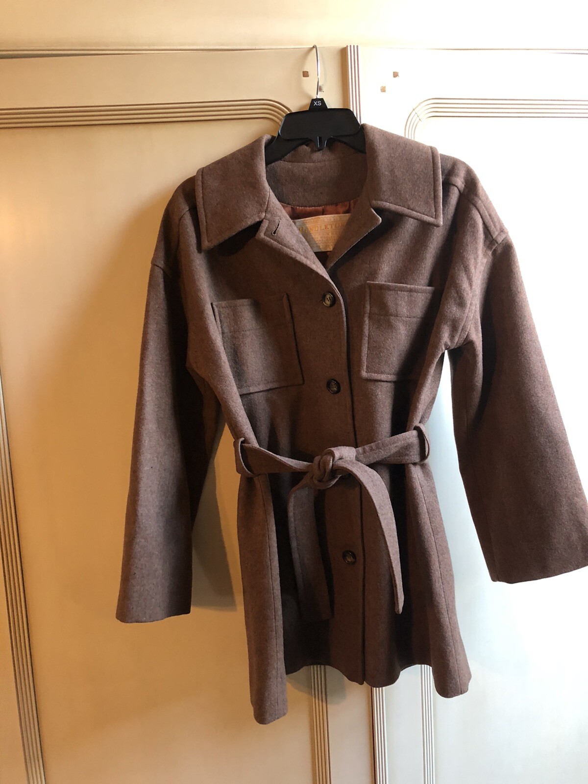 Vintage Pendelton Women’s Belted Jacket- Espresso