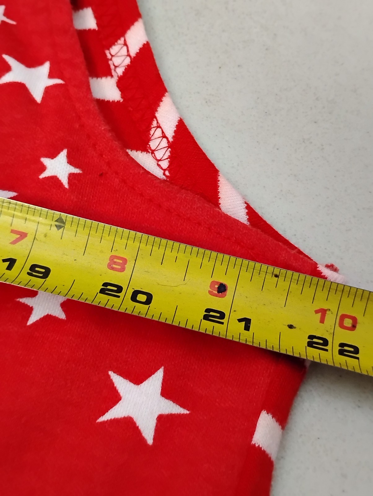 Vintage Women’s XL Stars & Stripes USA America Zip Vest Red White Lightweight