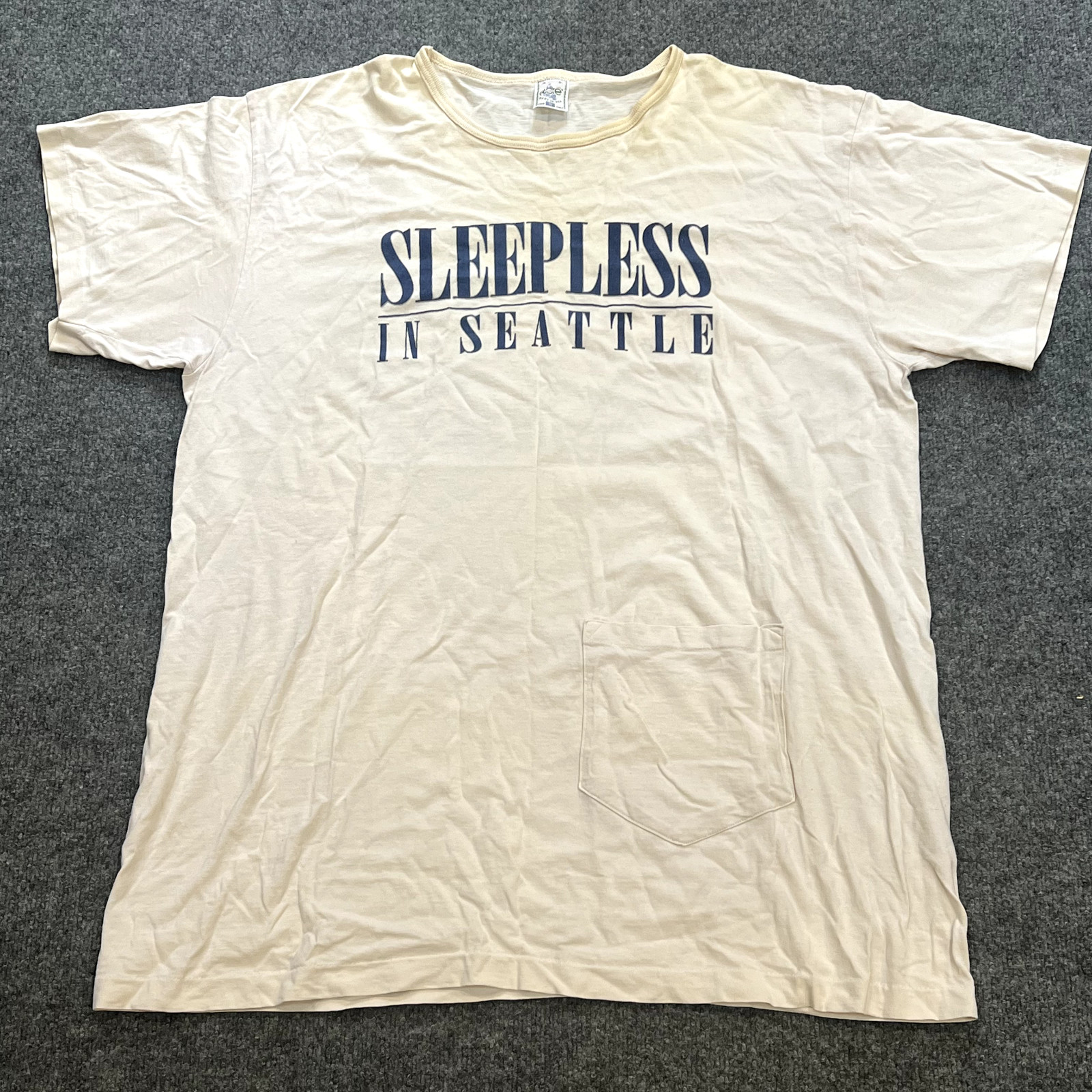 VINTAGE Sleepless In Seattle Promo Sleep Shirt One Size Fits All Single Stitch