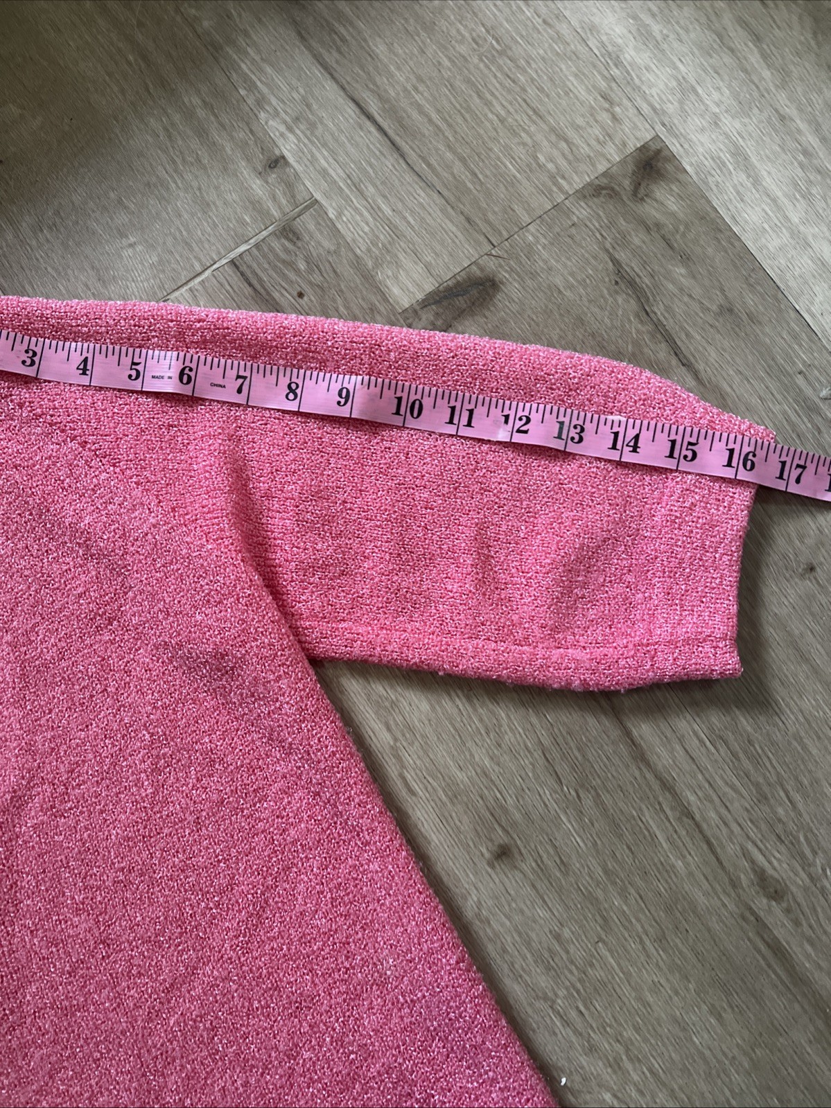 Vintage 1960s Catalina Inc V-neck Sweater Sz Small Pink Acrylic Preppy