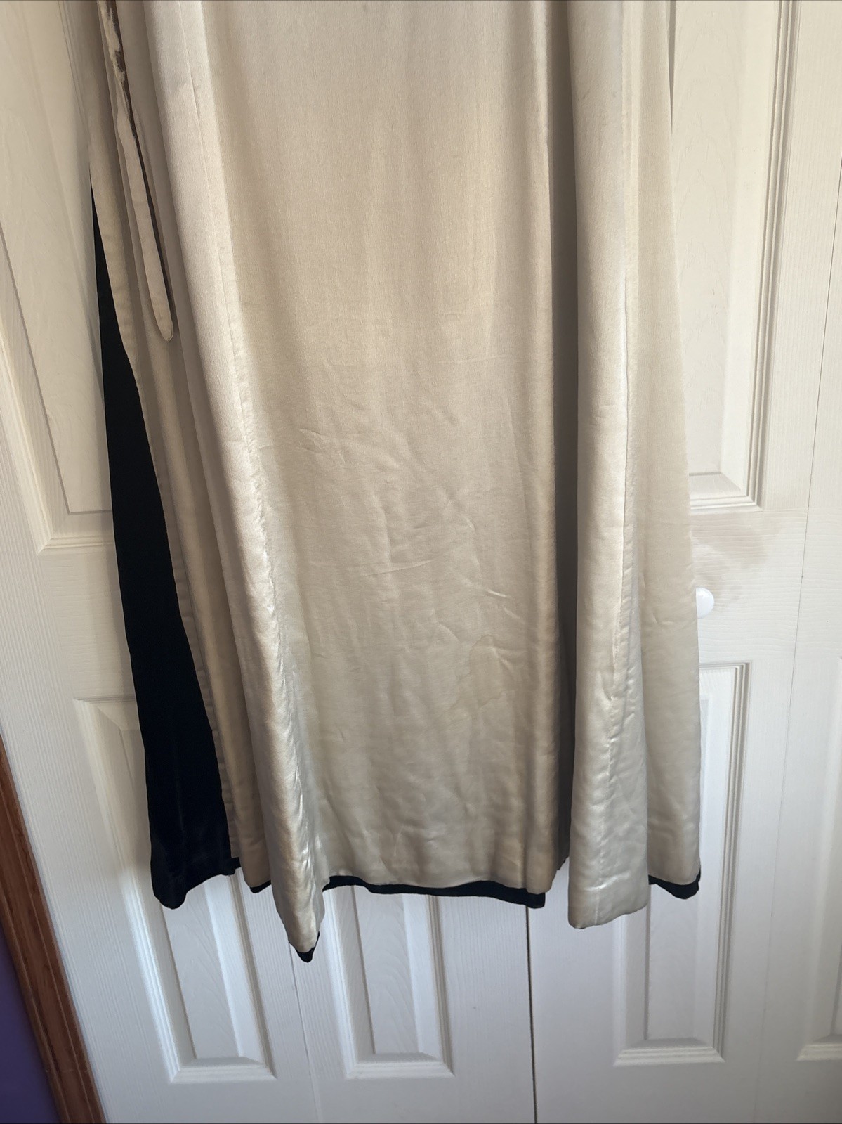 Russeks Antique Velvet Coat/ermine Collar. 1920-1930’s Opera Coat. FREE SHIP