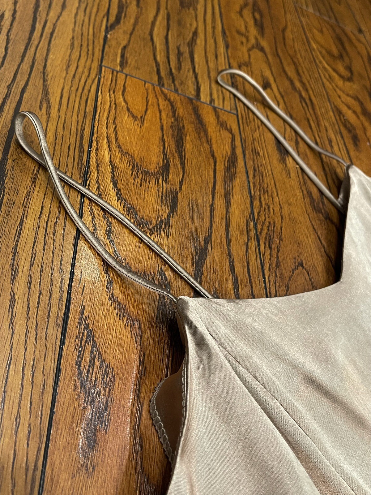 Vintage 90’s SATIN SLIP DRESS M Sexy Gold Y2K Party Beach Festival Rave Mini