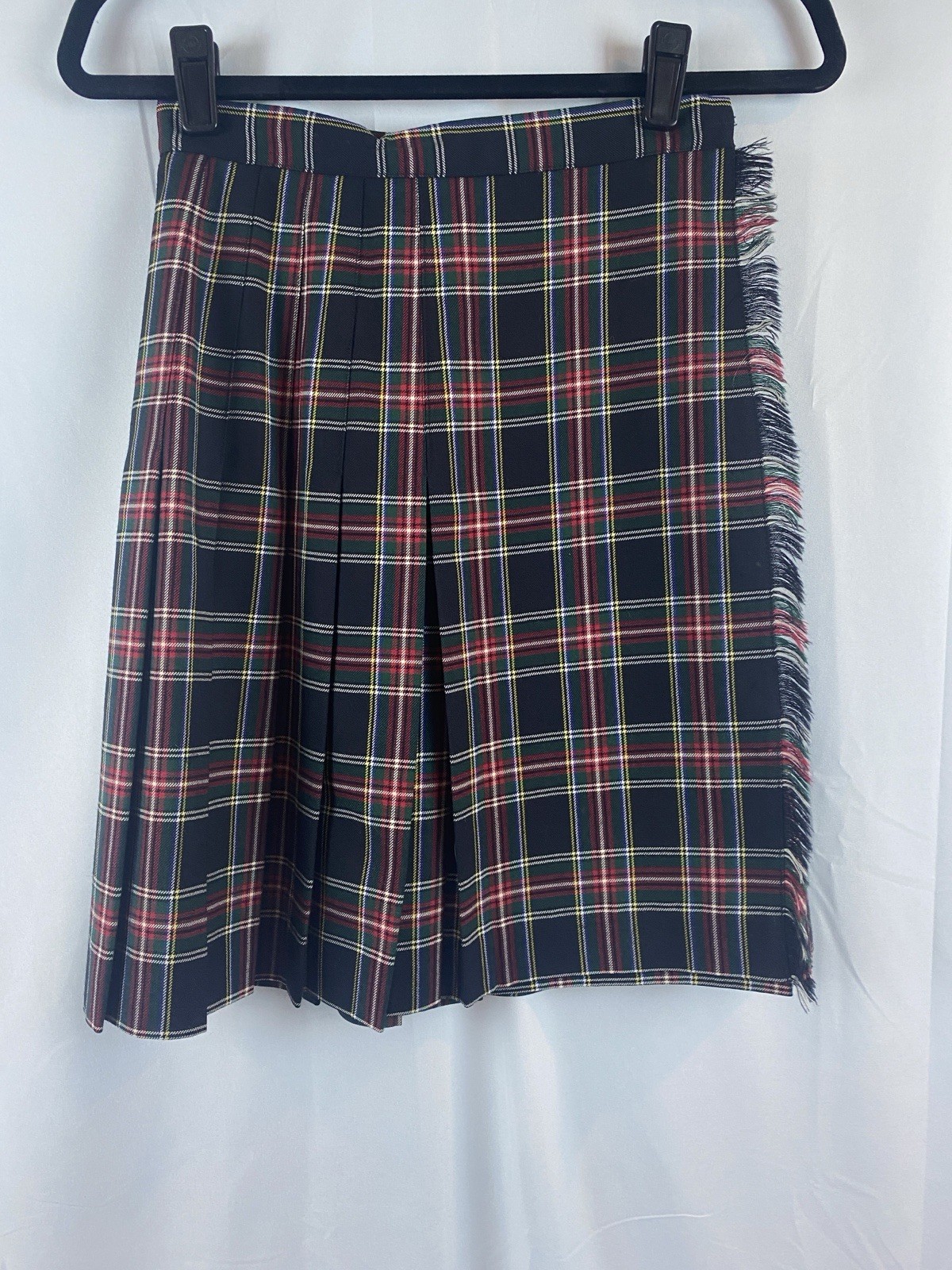 Vintage Made In USA 100% Wool Women’s Kilt Skirt Size 4