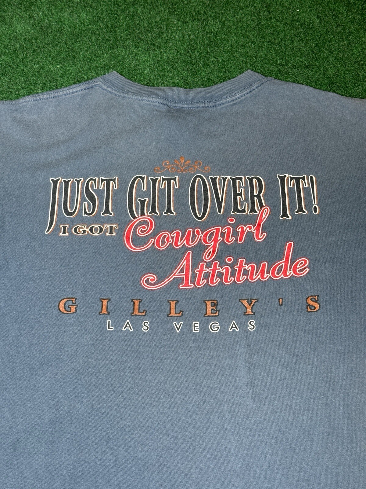 Vintage 90s Gilley’s Urban Cowboy Honky Tonk Large Cowgirl Attitude T Shirt