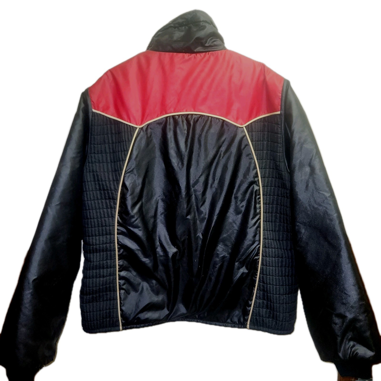 Hot Dog By Marco Vtg Jacket Mens XXL Black Talon 80s Idaho Falls Belted Ski Coat