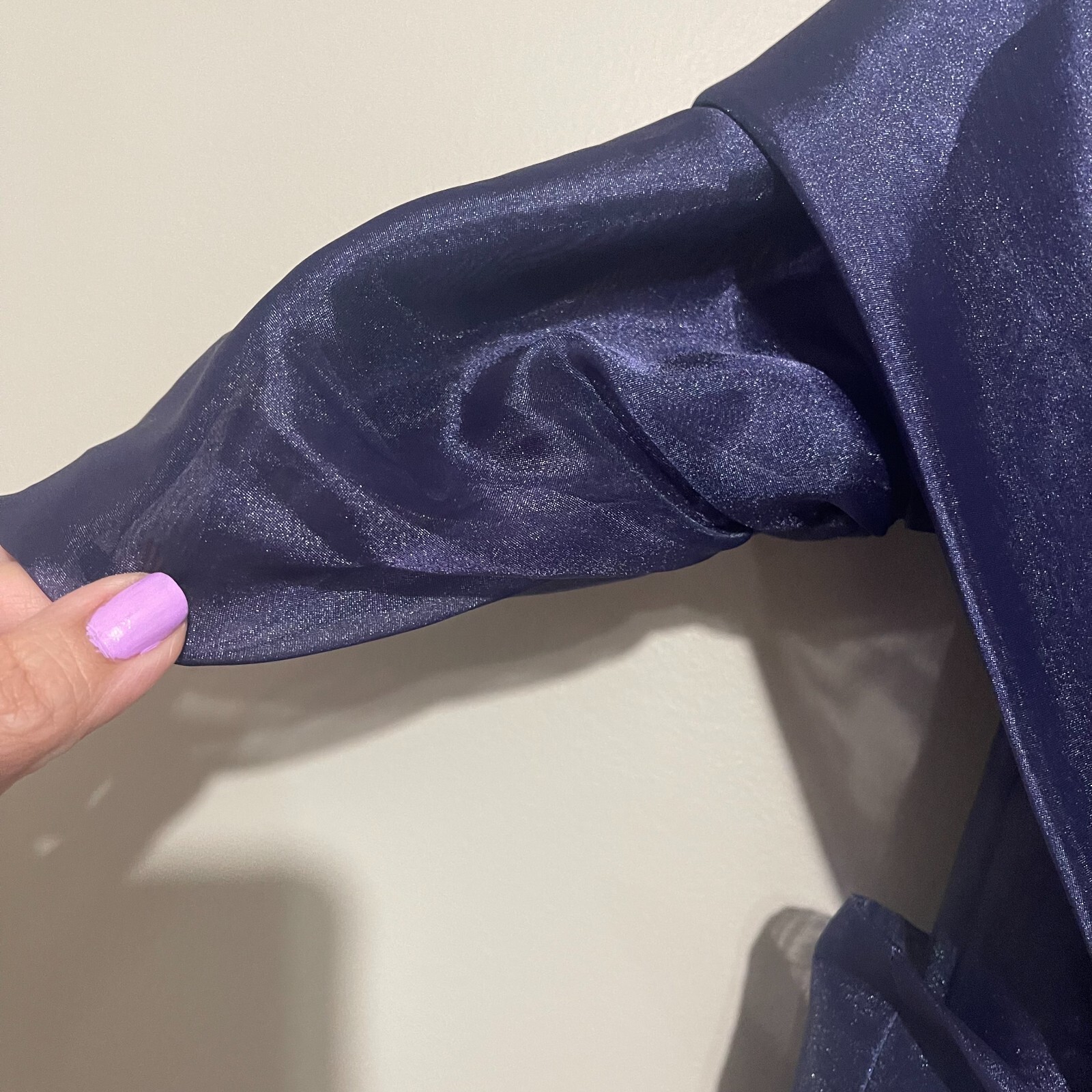 Vintage Watters & Watters Royal Purple Cocktail Dress, Size 4