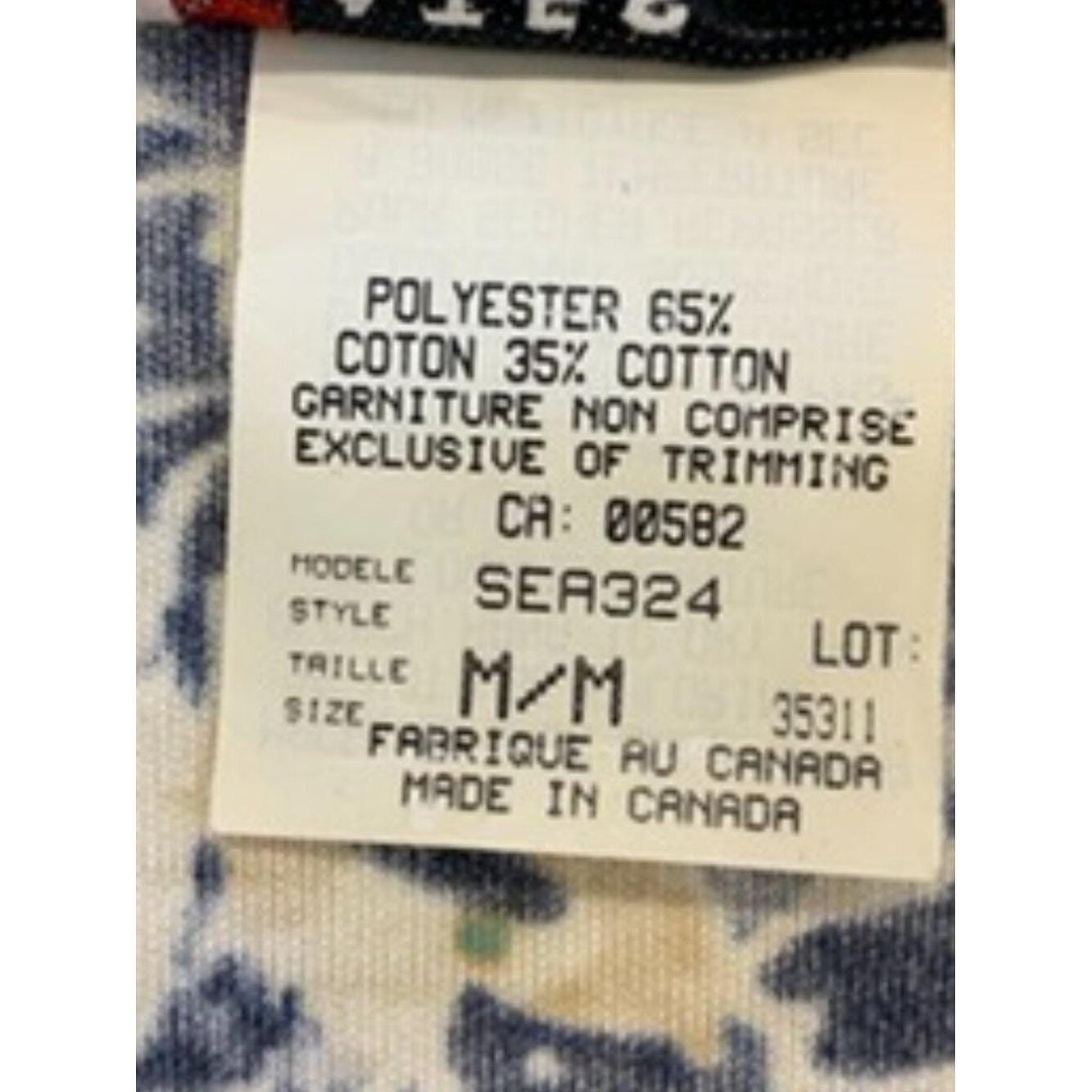 Kates for Eaton Vintage Canadian Maxi Dress Blue Floral Prairie Cottagecore M