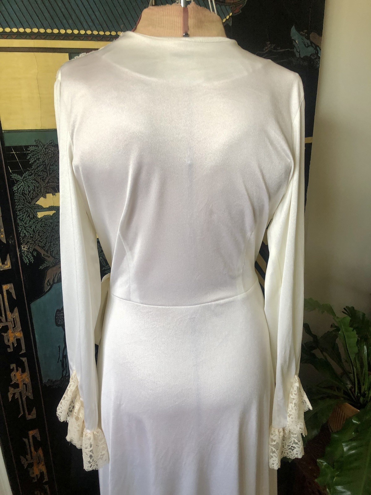 Vintage 60’s Hollywood Starlet Charles Grahame Ivory Robe For Harrods