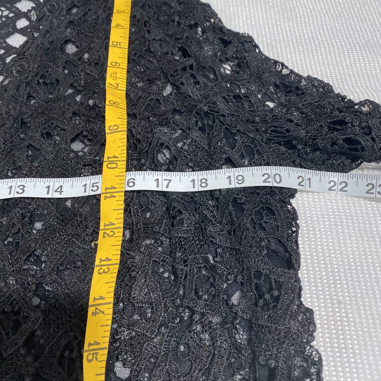Vintage San Andre Black Lace Cropped Jacket No Size Tag See Measurements