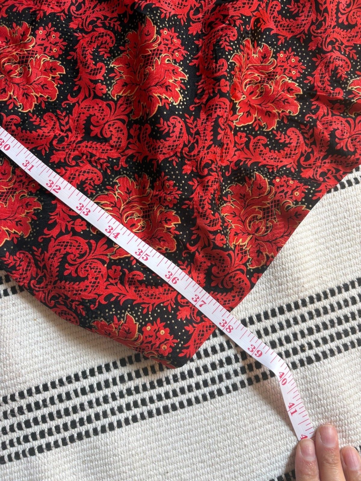 80s 90s Saks Fifth Avenue 10 SILK Vintage Richie Freeman for Terijon Smock Dress