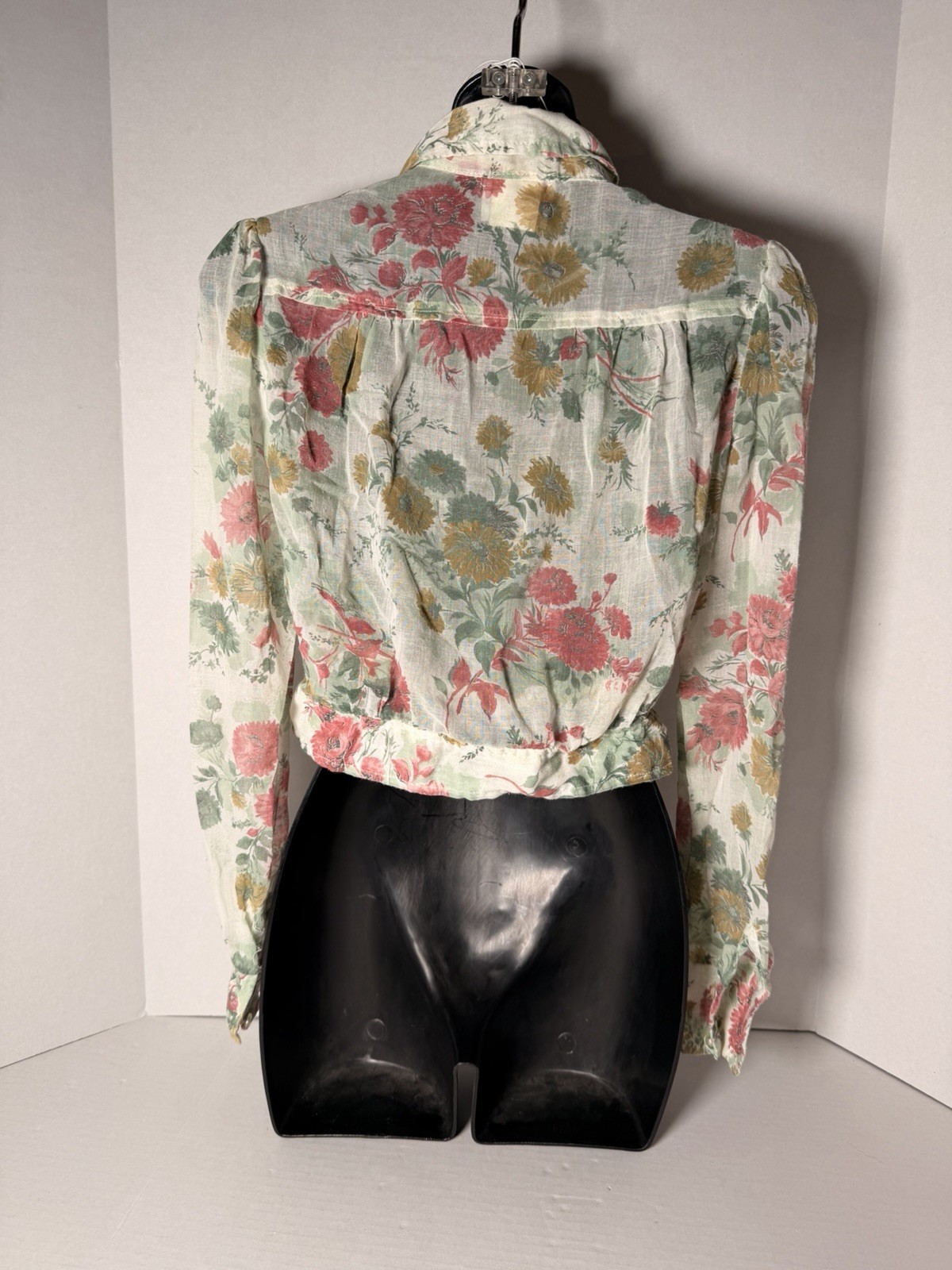Paul Harris Vtg Women’s 2-piece Button Down Floral & 60’s Bikini Top