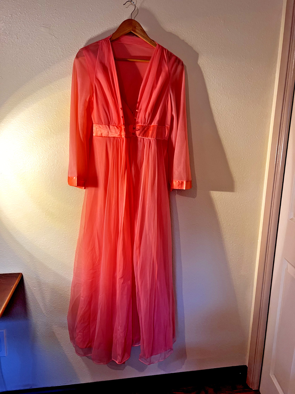Gossard Artemis Pink Nightgown and Robe Set Small Gorgeous