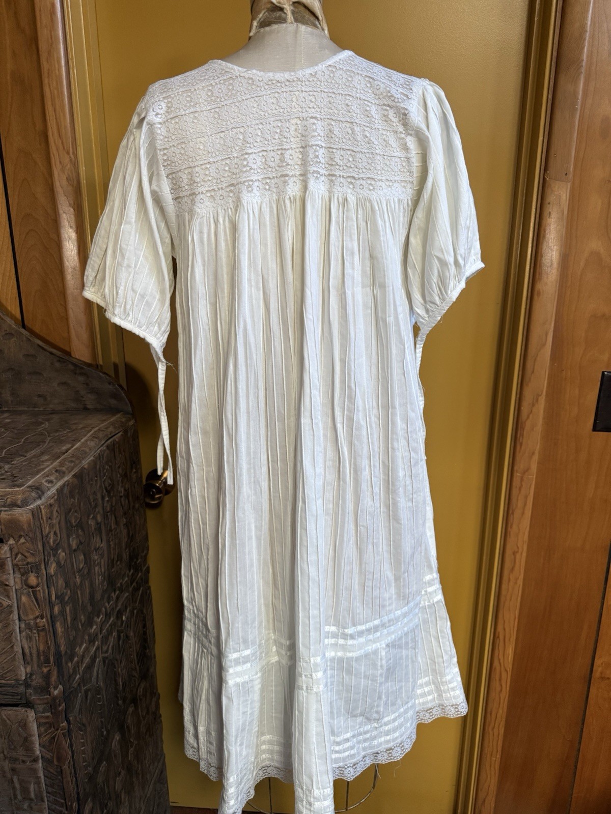 Vintage Girasol Size Small Storyteller Dress Mexican San Antonino Midi Cotton