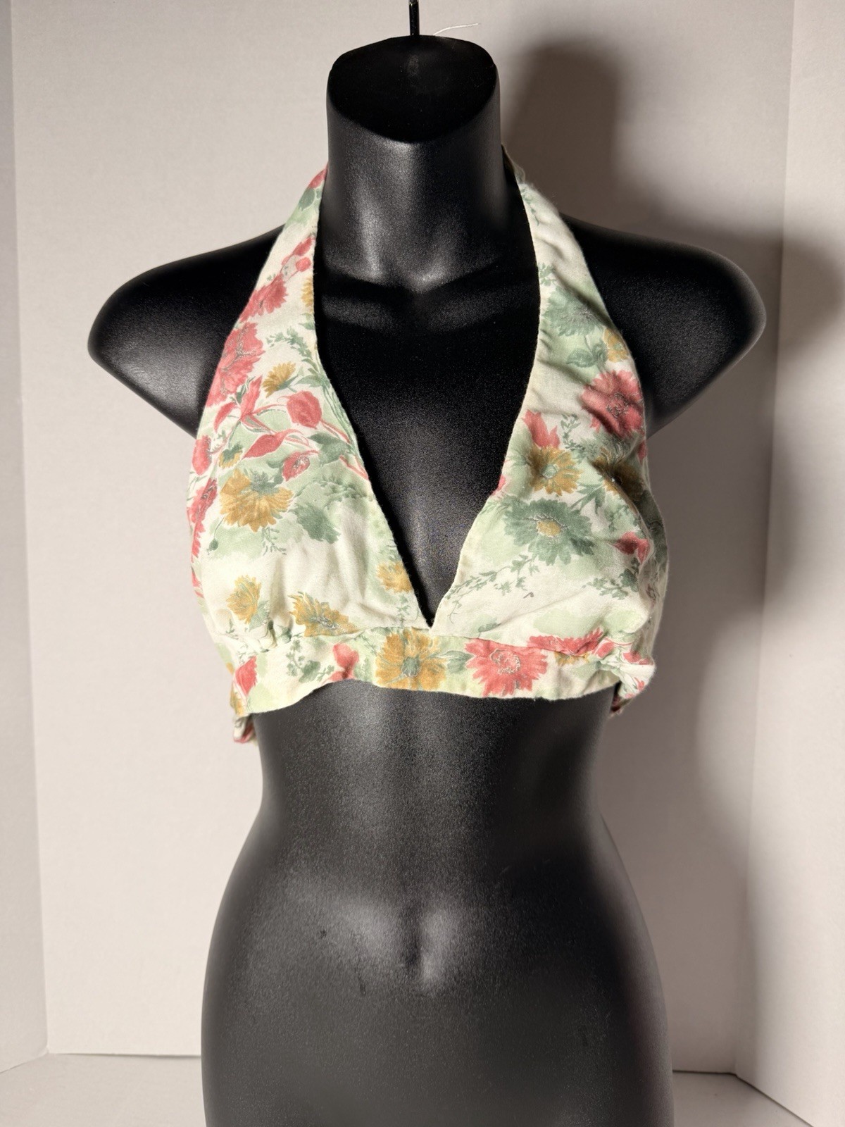 Paul Harris Vtg Women’s 2-piece Button Down Floral & 60’s Bikini Top
