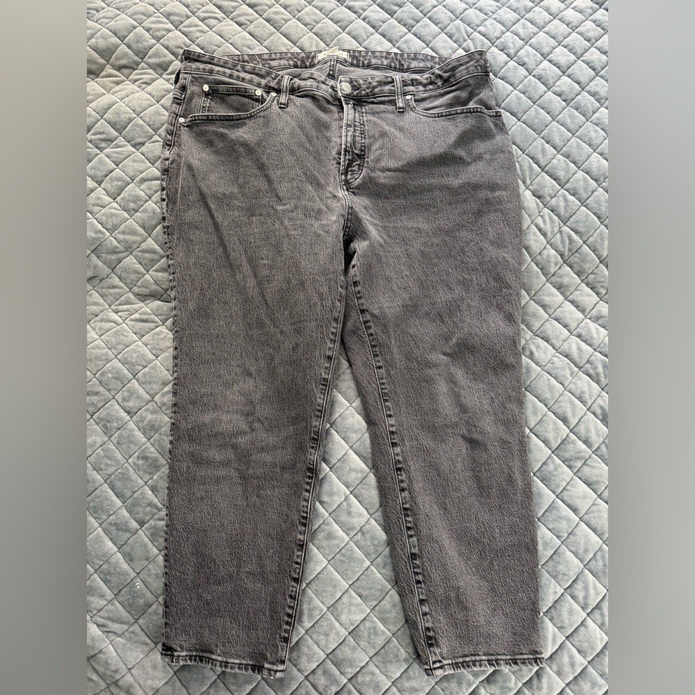 Madewell Jeans The Curvy Perfect Vintage Jean 22W Comfort Stretch Grey Capsule