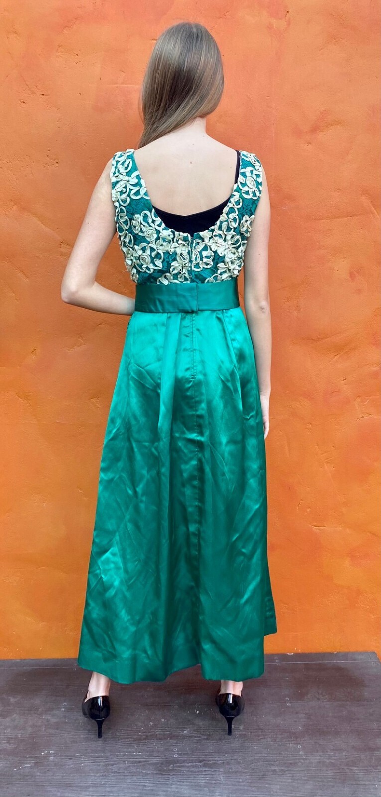 Vintage 1950s 1960s Party Dress. Prom Evening Gown Cocktail Formal. Pinup retro