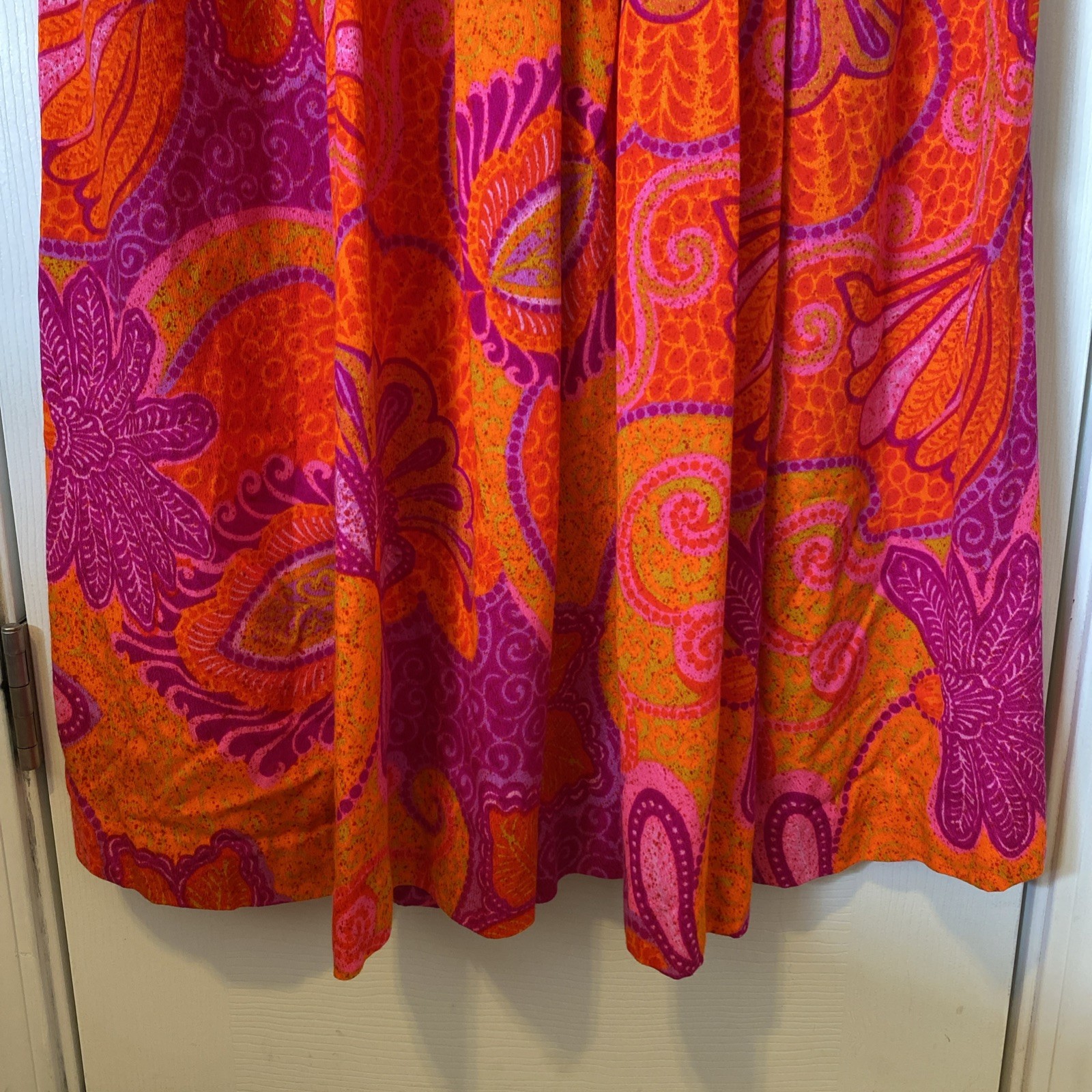 Vintage JC Penneys Hawaii Vibrant Floral Maxi Dress Women’s