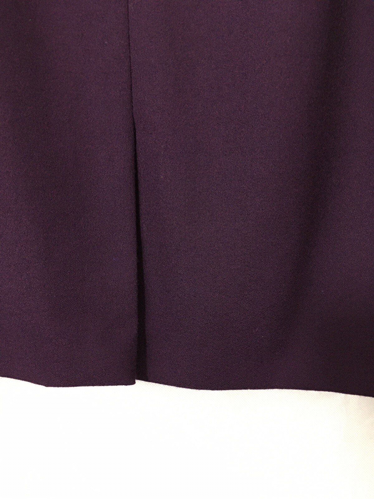 Vintage EMILY 100%Wool StretchWaist Pencil Skirt Jacket Velvet Collar Woman’s 12