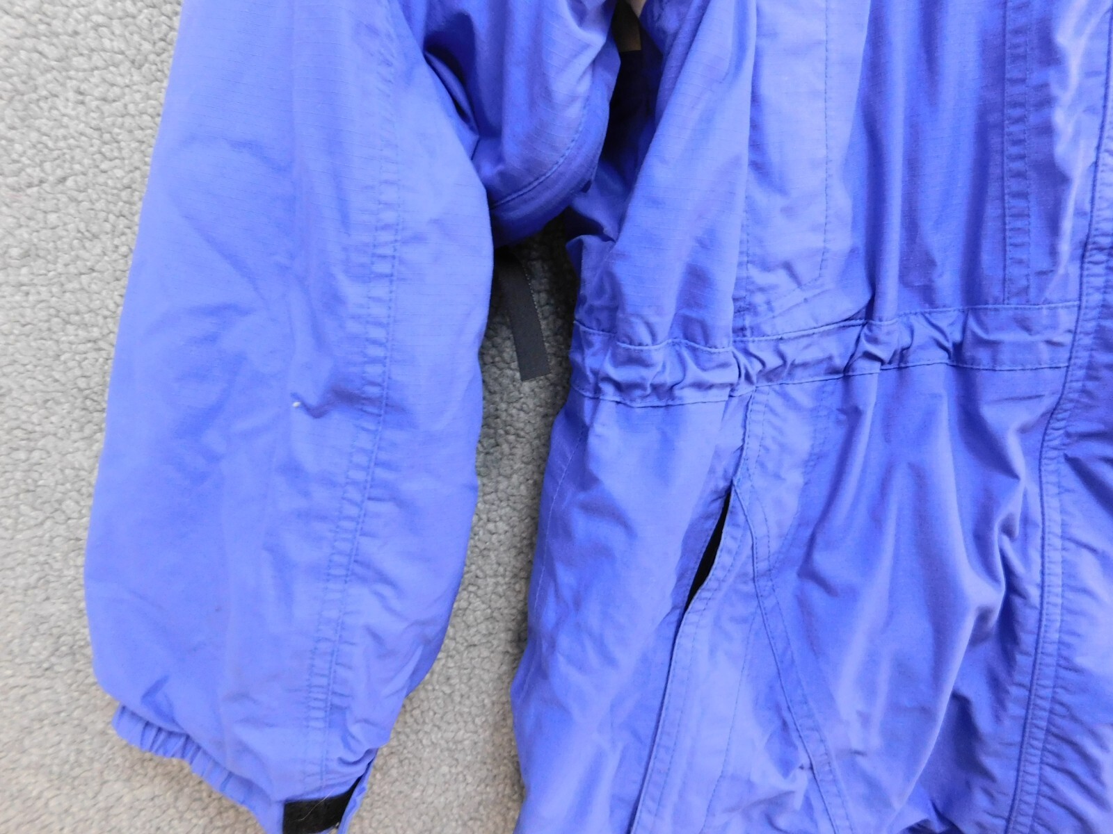 Womens Vintage Roffe Ski Jacket Winter Hooded Waterproof Breathable~Size 12 Blue