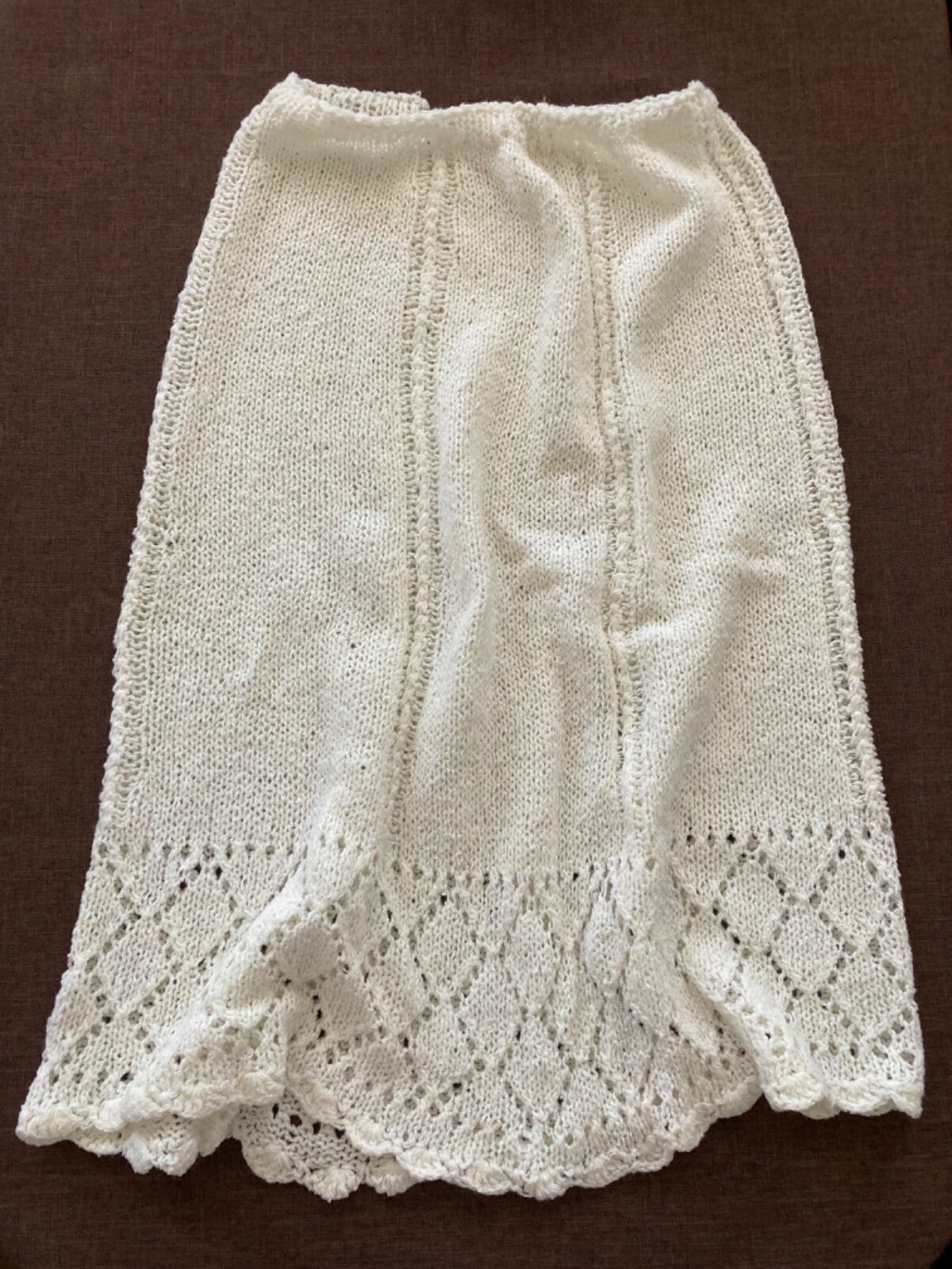 Handmade Vintage Crochet Skirt Unique