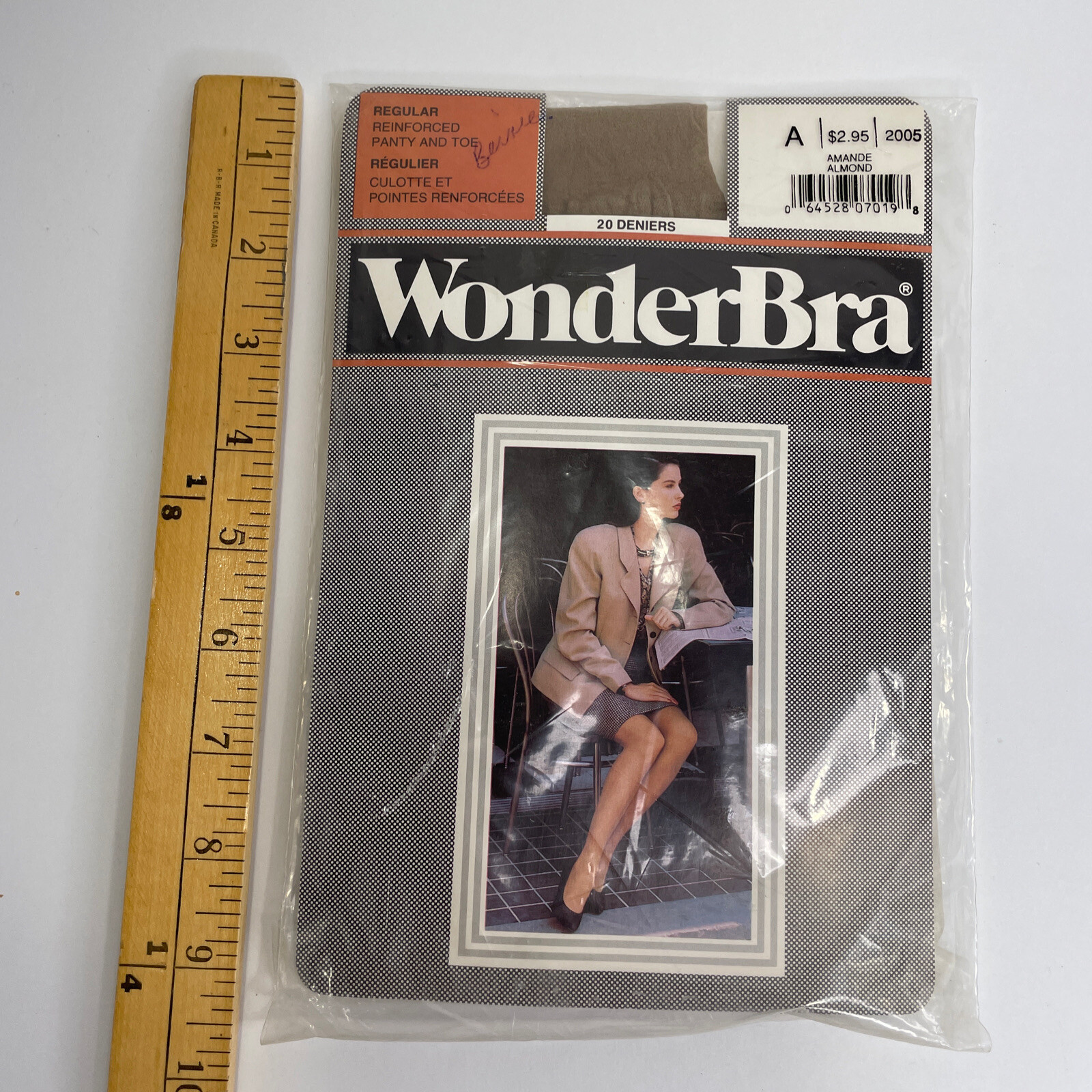 Vintage 1991 Pantyhose Jennifer Connelly Model Panty Hose Size A Color Is Almond