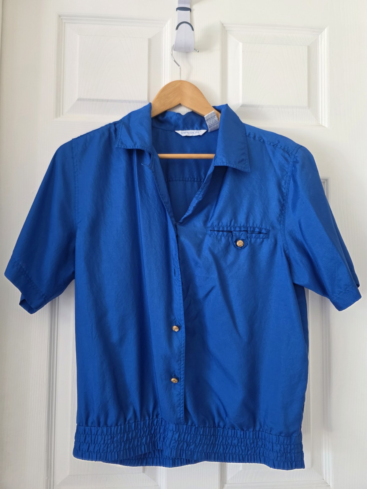 Vintage Ship’n Shore 3 Pack Bundle Short Sleeve Button Retro Blouses Size 8
