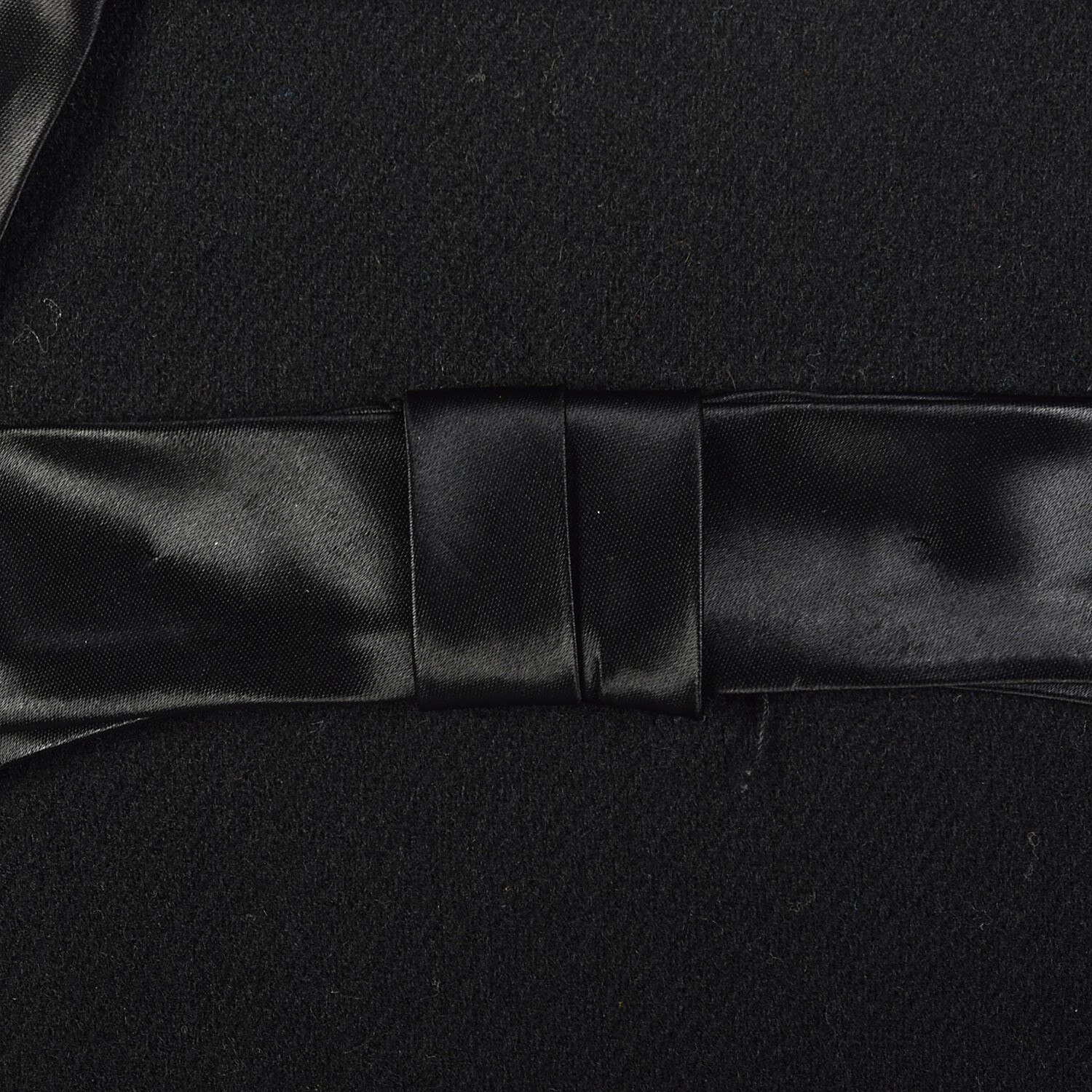 S 1950s Black Dress Wool Pencil Sheath Classic LBD Pinup Rockabilly Bow 50s VTG