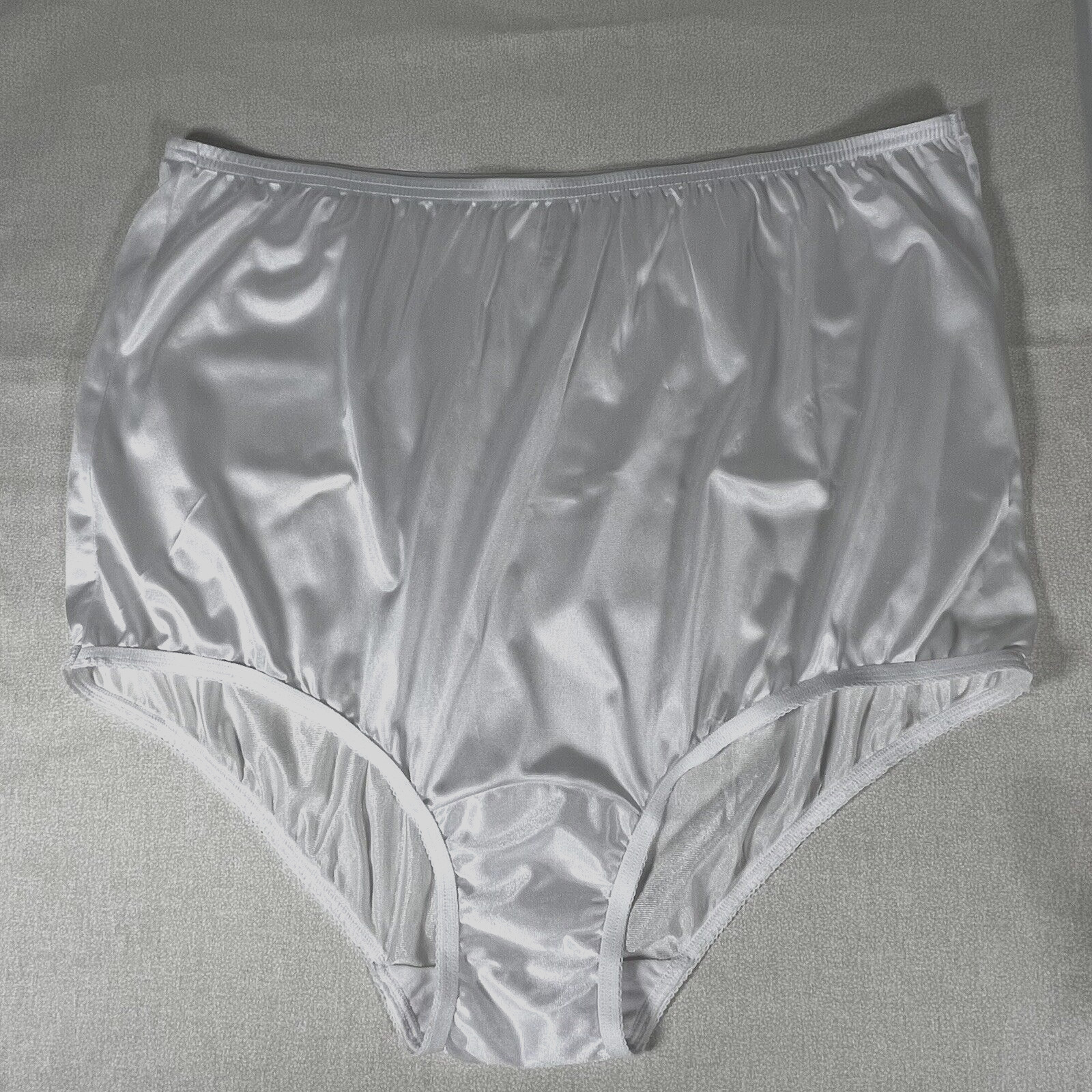 Plus Size White Nylon Panties By Vanity Fair Size – 9/2XL
