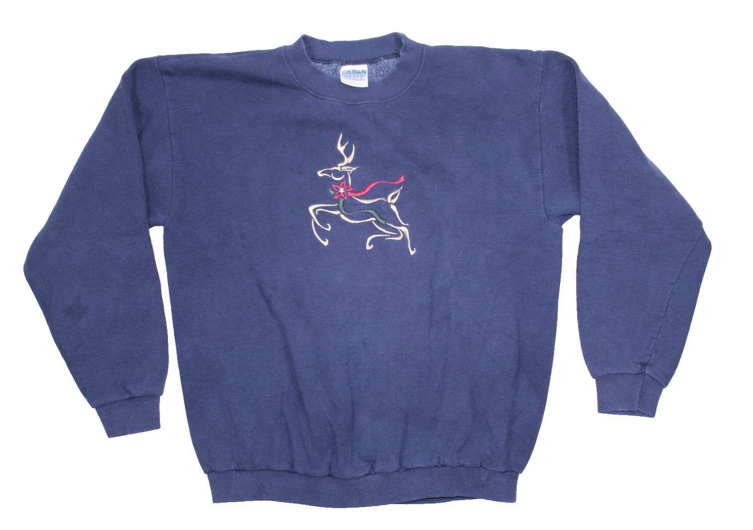 Vintage 90s Rudolph Red-Nosed Reindeer Christmas Sweatshirt Holiday Adult Large