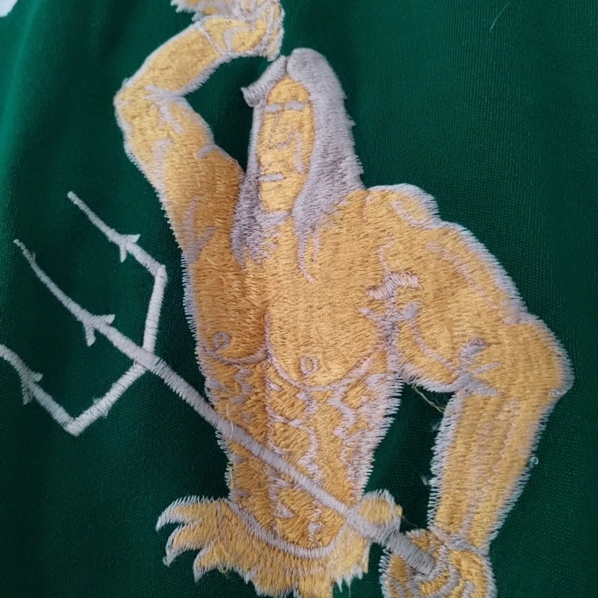 Rare 60s 70s Vintage Athletic Warmup University Guam Womens Made Korea Size 40