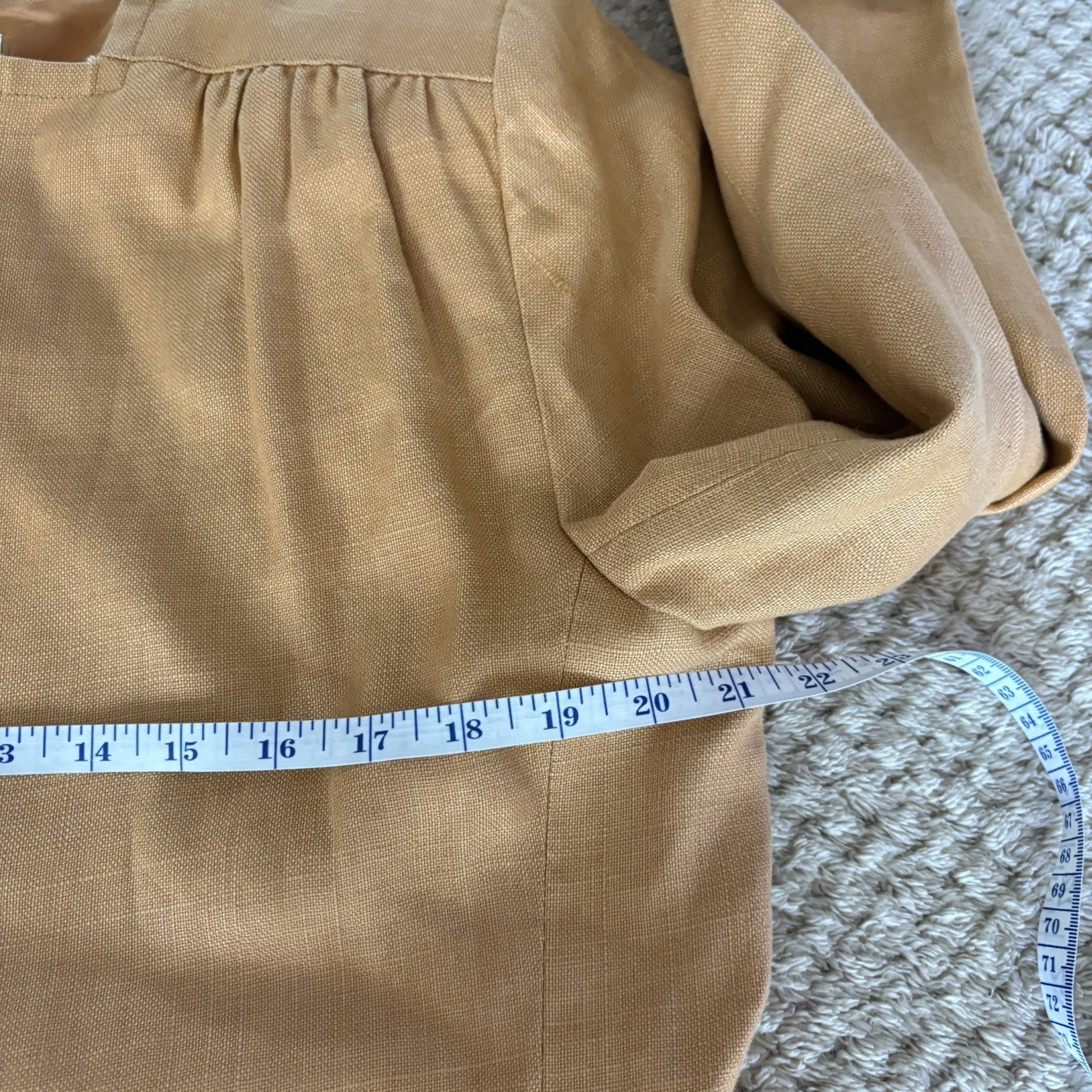 Yves Saint Laurent Rive Gauche Vintage 1980’s Evening Jacket Size 42 Silk Linen
