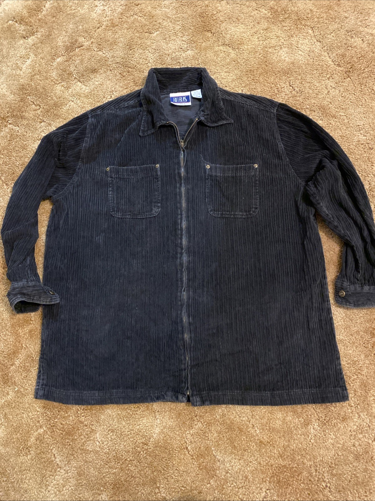 VTG Alt Grunge 80s 90s Bill Blass Shacket Corduroy Sz 2X Indie