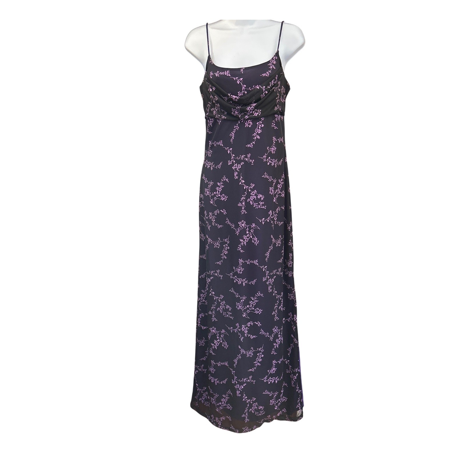 Vintage 90s Taboo Maxi Dress Whimsigoth Grunge Fairycore Dark Romantic DK307224