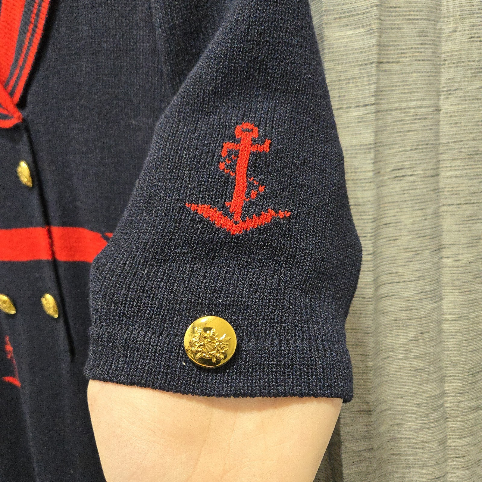 VTG Adolfo Neiman Marcus | Blue & Red Sailor/Nautical Themed Dress