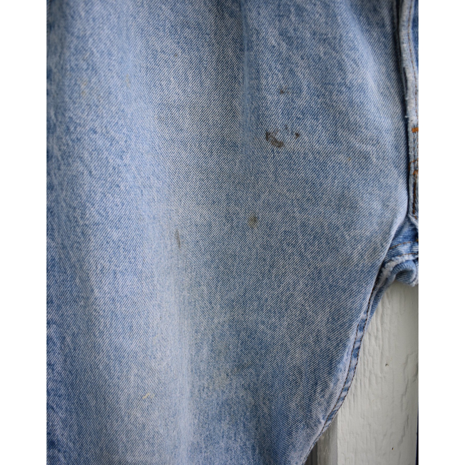 Vintage Levis 501 Light Wash Straight Leg Jeans Made in USA W36 L34 520 06
