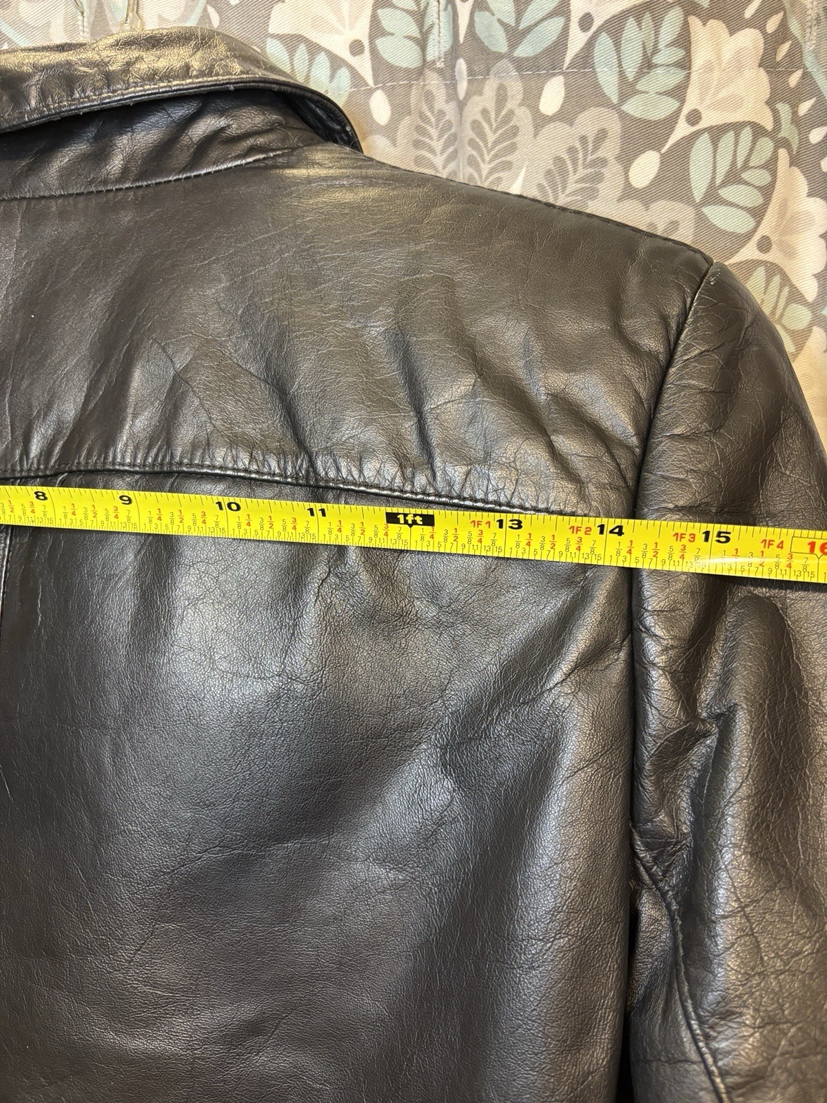Vintage Etienne Aigner 100% Genuine Leather Jacket Coat Black Hong Kong Size 6