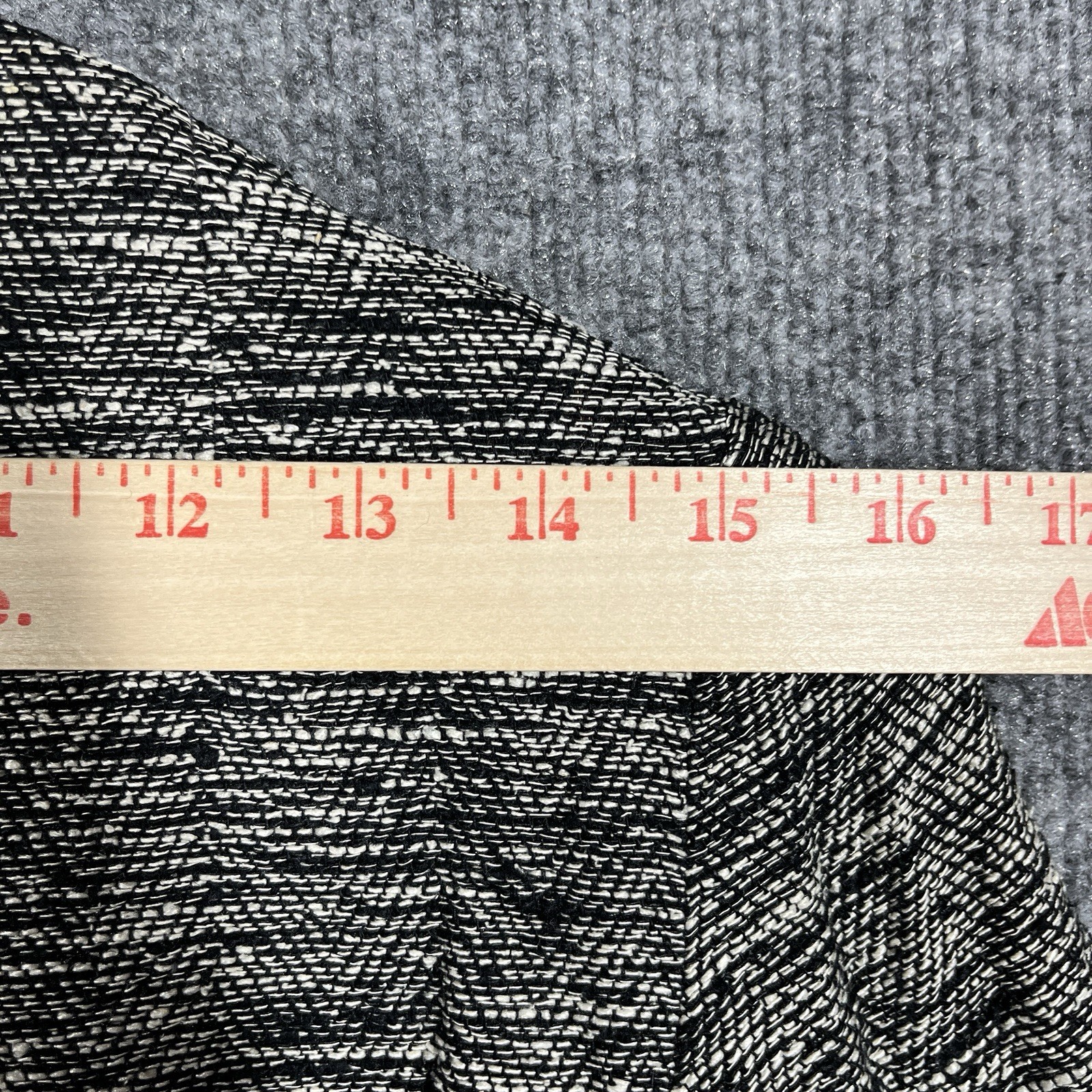 VINTAGE 70s I. Magnin Helga Shirt Dress Womens Size Small Tweed Cotton