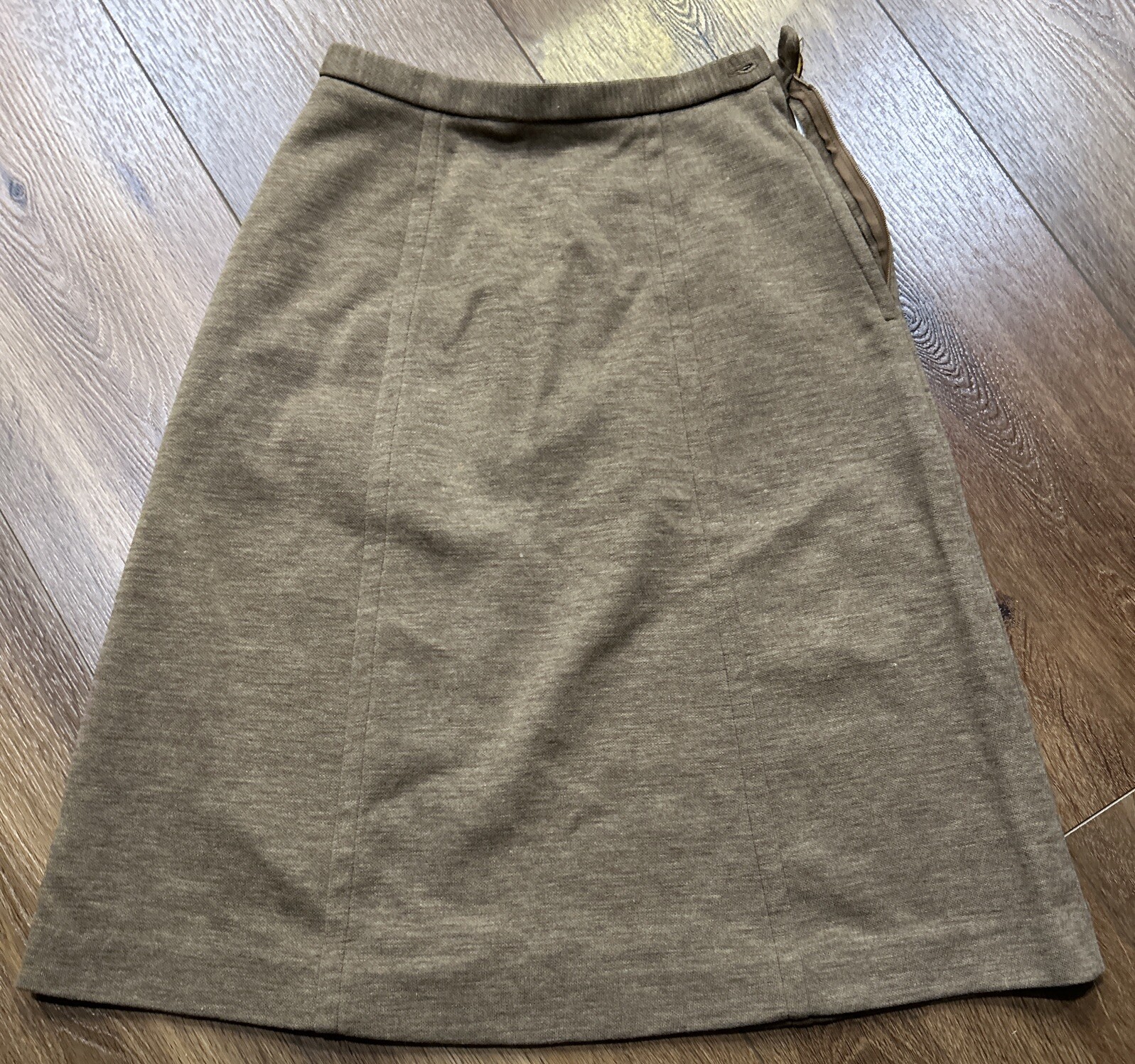 Vintage Vtg Flat Knits By Marie Phillips 100% Worsted Wool Skirt & Top