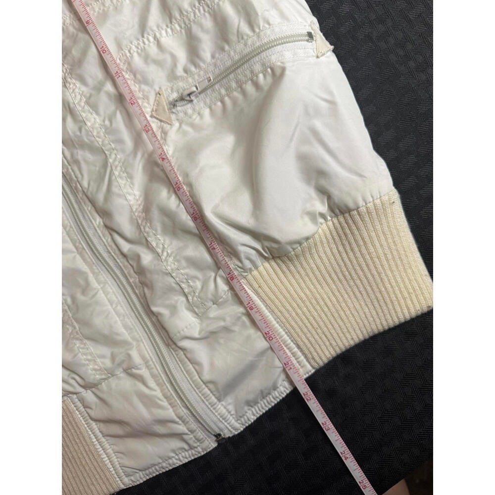 Vintage Miss Me Lightweight White Windbreaker Jacket – Perfect for Spring & Fall