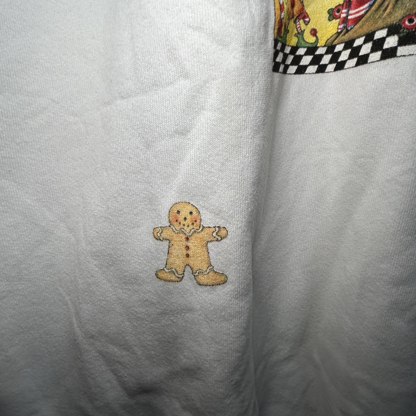 Vintage RARE NWT Mary Engelbreit Christmas Sweatshirt Sz Large See Description