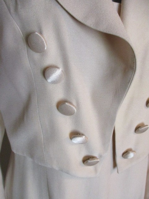 VTG Spencer Jeremy 2 pc Tuxedo Blazer & Maxi Dress Set in Blush Pink 12