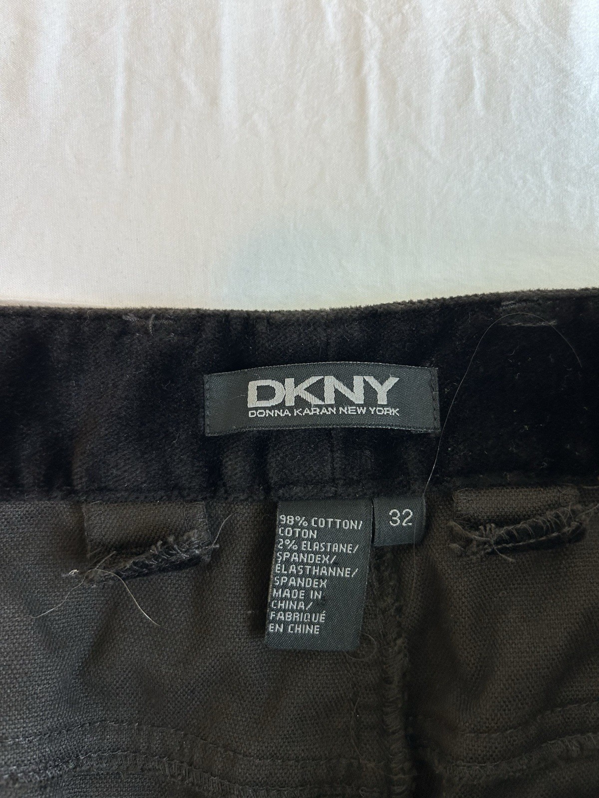 Vintage 90s DKNY Velvet stirrup Pants