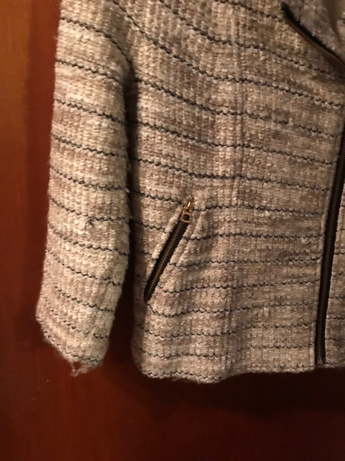 Womens Jacket By Lucky Brand From Los Angeles Size S Textured Lightly Worn