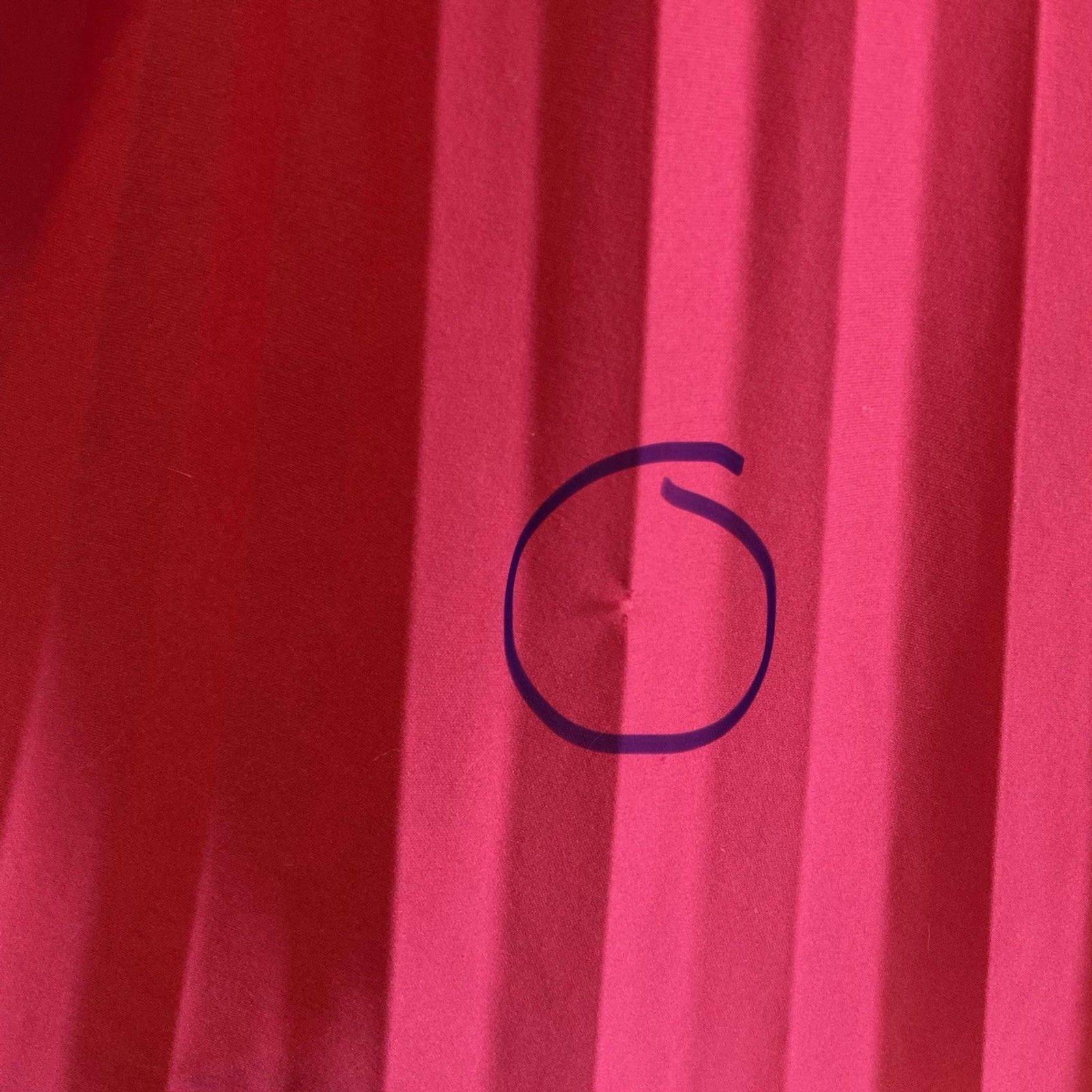 1970s 1980s Knit Lounge Trapeze Dress Hot Pink Fuchsia Pleated Tent Dress