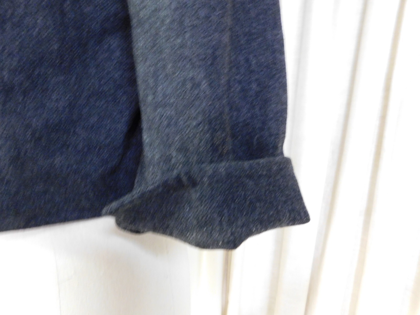 Vintage 1940’s Wool Blazer Jacket Charcoal Gray BY PETTI 42″ Bust *